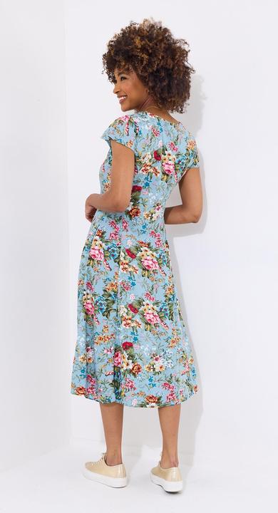 Actual product image Joe Browns Rose V-Neck Knee Dress (34)