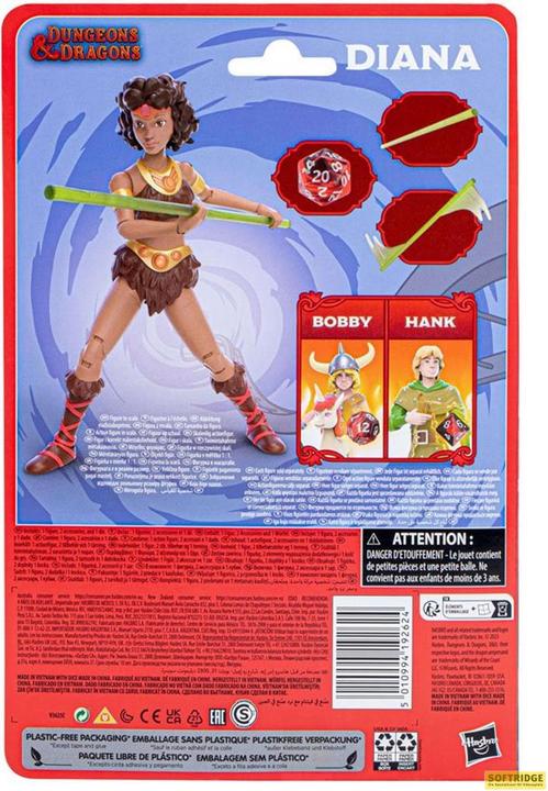 Produktbild Dungeons & Dragons Cartoon Classics 15 cm grosse Diana die Akrobatin Action-Figur, D&D Spielzeug
