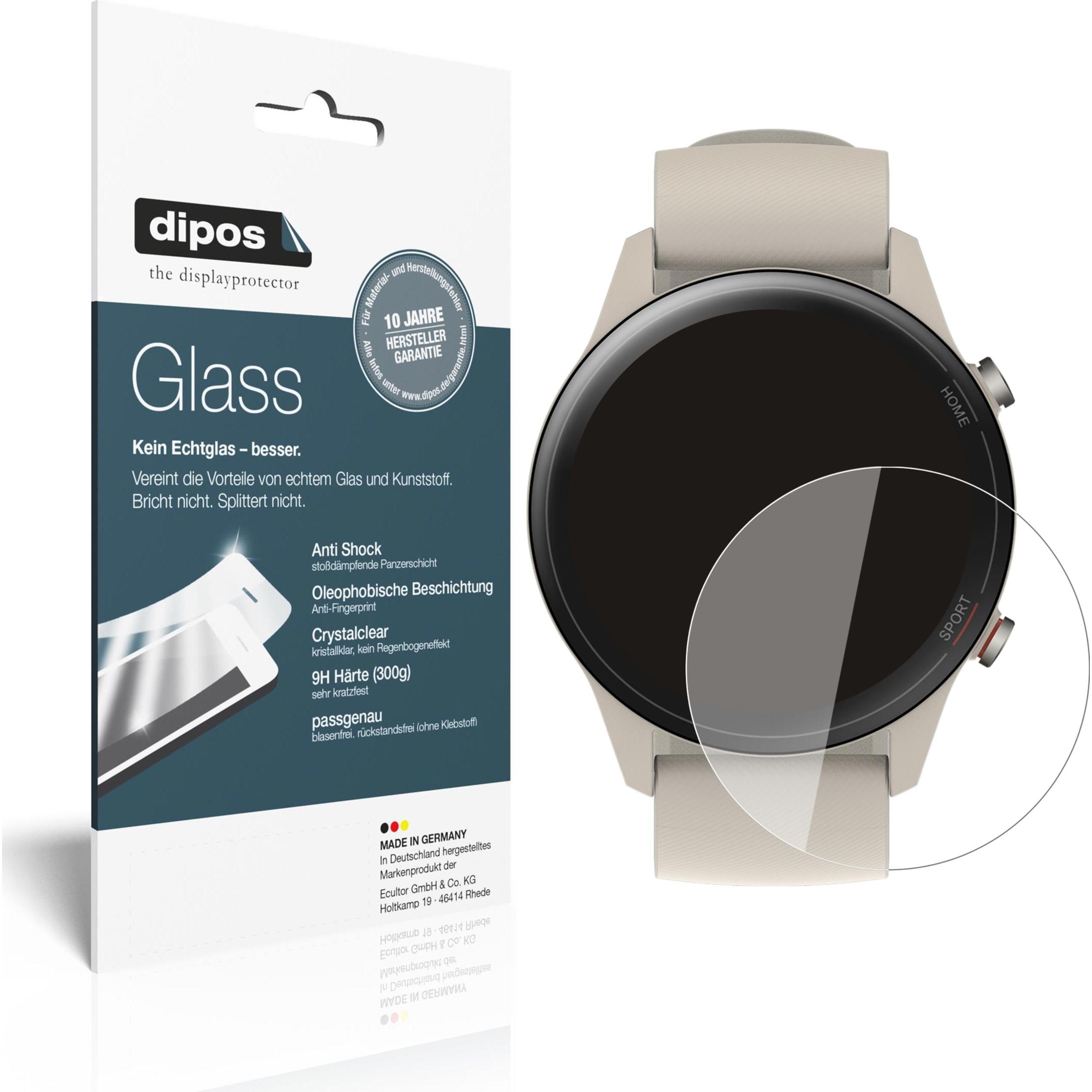 Dipos Displayschutz Anti-Shock, Smartwatch Schutzfolie, Transparent