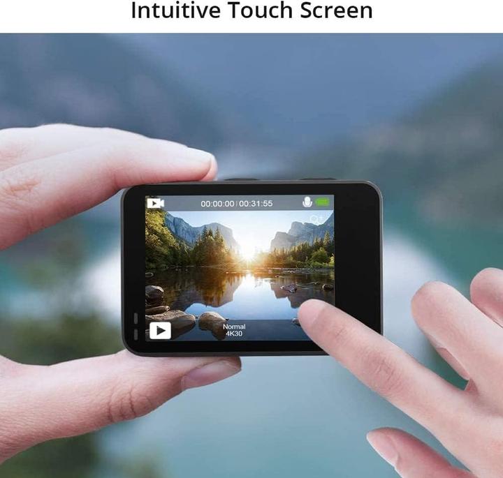 Actual product image Akaso Action Cam 4K30FPS mit Touchscreen und EIS 2.0 (Wi-Fi)