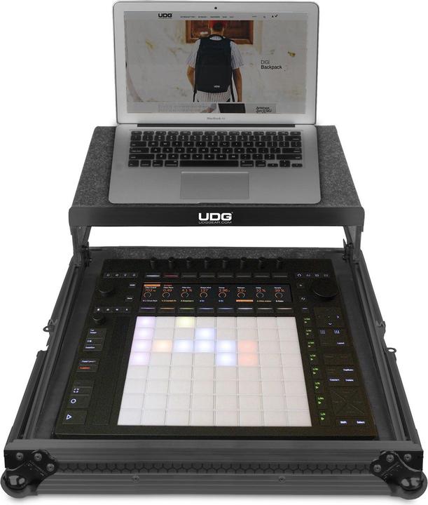 UDG Ultimate Flight Case Ableton Push 3 Plus (Laptop Shelf)