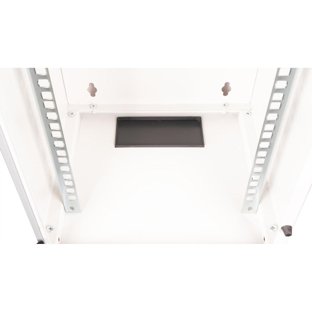 Thumbnail - Roline 10-Zoll Wandgehäuse 9 HE (9 HE, 10 Zoll Rack), Serverschrank, Grau