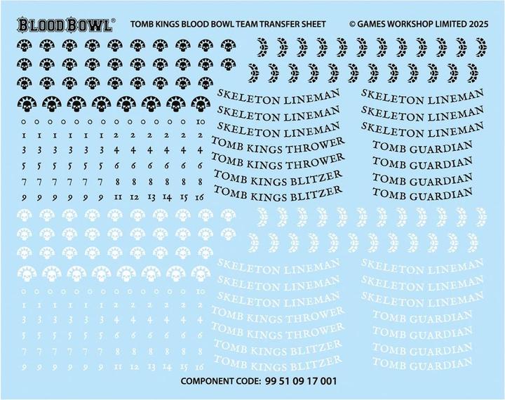 Produktbild Games Workshop Blood Bowl - Team Rois des Tombes (Kunststoff)