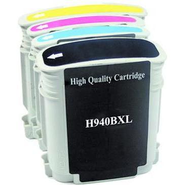 MediaRange, Druckerpatrone, Tintenpatronen, für HP Nr. 940 Serie, mit Chip, 4er Set (M, BK, C, Y)