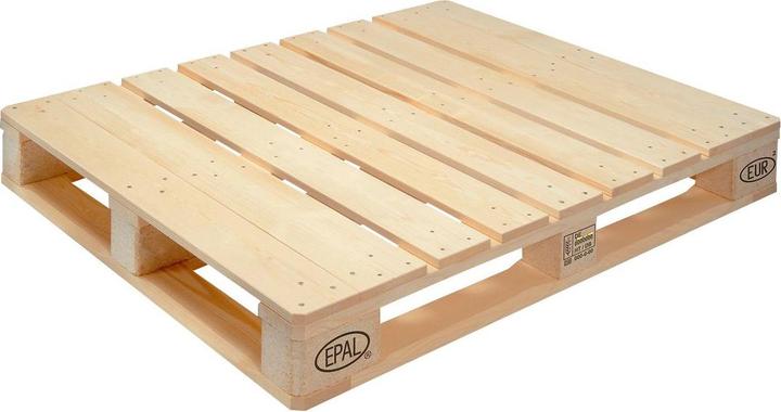 Image du produit kaiserkraft Palette échangeable EUR2 avec cadre au sol, lot de 10