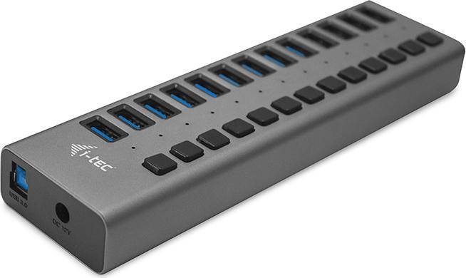 Actual product image i-tec USB 3.0 Charging HUB 13 port + Power Adapter 60 W (USB-A)