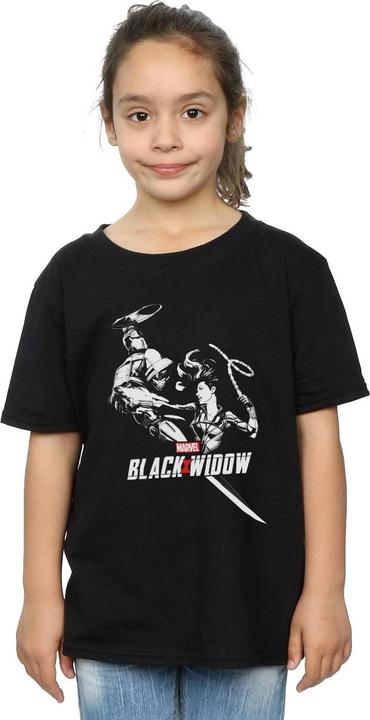 Immagine prodotto Black Widow Movie Taskmaster Battle Maglietta Ragazze (140, 146)
