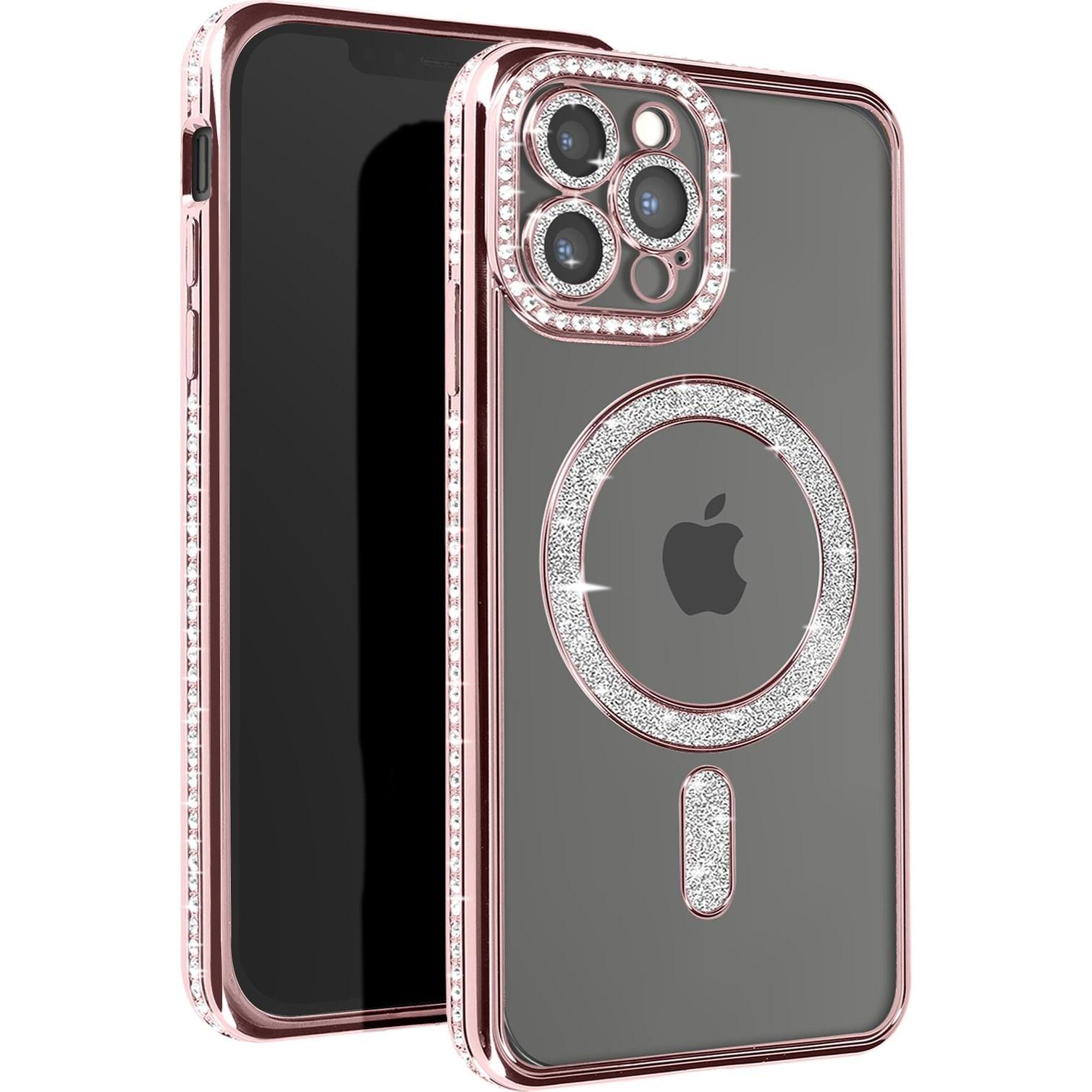 Avizar Glamor Guard Case (Apple iPhone 12 Pro Max), Smartphone Hülle, Rosa