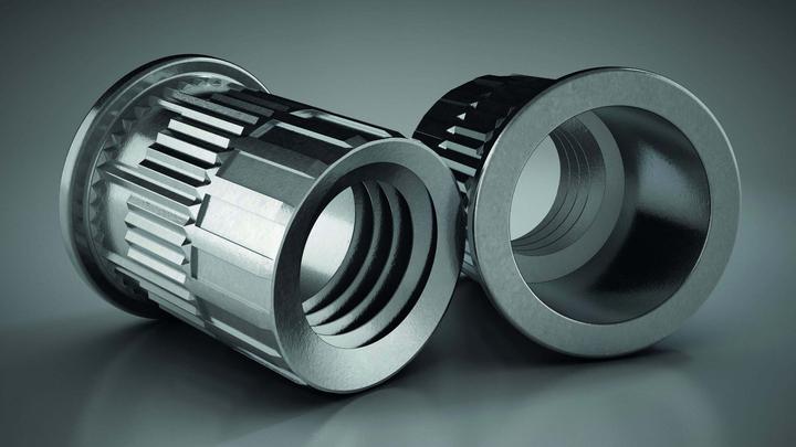 Immagine prodotto Gesipa Dado per rivetto cieco Rivetto con gambo dxl 7x9,5mm M5 in acciaio, zincato testa piccola 500 pz