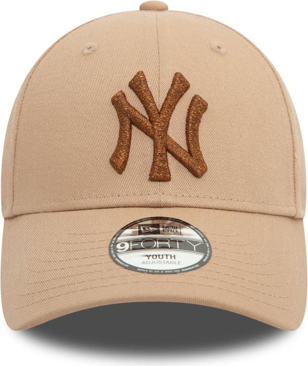 Produktbild New Era 9Forty Kinder Cap - METALLIC NY Yankees beige Child (52, 53, 54)