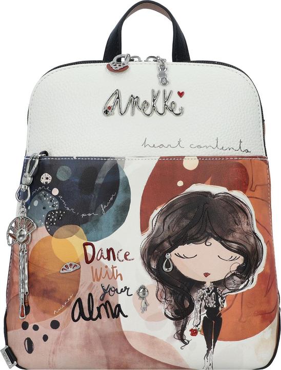 Multicolor (weiss / Motiv / braun / dunkelgelb)