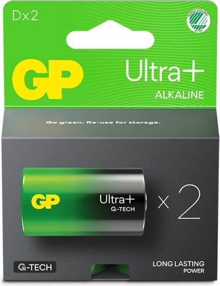 Productafbeelding GP Batteries GP 13AUP-C2 A21 / D / LR20 ULTRA PLUS batterij (2 Pcs., D)