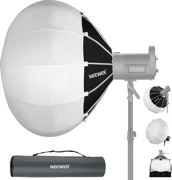 Produktbild Neewer 90cm Quick Release Lantern Softbox With Fabric Barn Doors (Softbox, 90 cm)