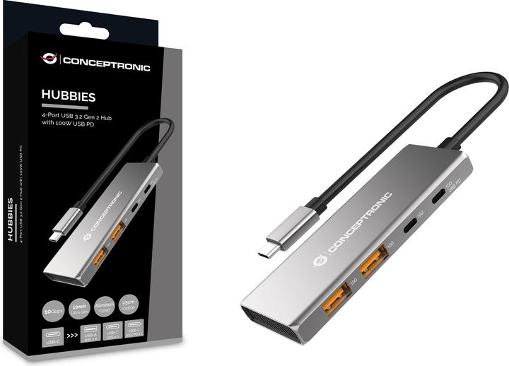 Produktbild Conceptronic HUBBIES15G (USB-C, 4 Ports)