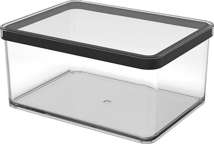 Actual product image Rotho LOFT storage tins KLAR black (0.23 l)