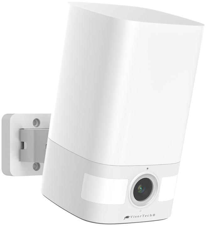 Produktbild VisorTech Solar-2K-Überwachungskamera, LED-Licht, Alarm, 14,4-Ah-Akku, WLAN, App (2304 x 1296 Pixels)