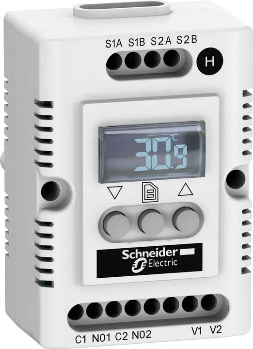 Actual product image Schneider Electric Thermostat Climasys Hygrostat Hygrotherm 230V