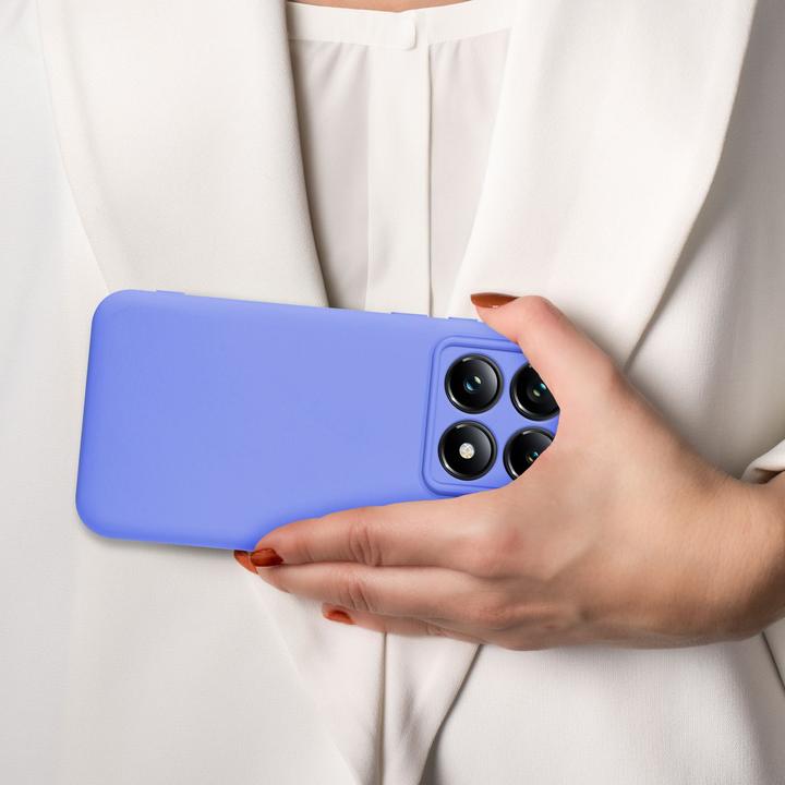 Actual product image Cadorabo Case for Xiaomi 14T Pro TPU Liquid Silicone Cover (Xiaomi 14T Pro)