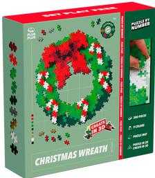 Actual product image Plus-Plus Puzzle by Number - Christmas wreath