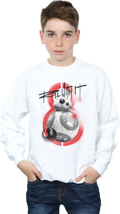 Image du produit Star Wars - Sweat THE LAST JEDI BB-8 ROLL WITH IT - Garçon (140, 146)