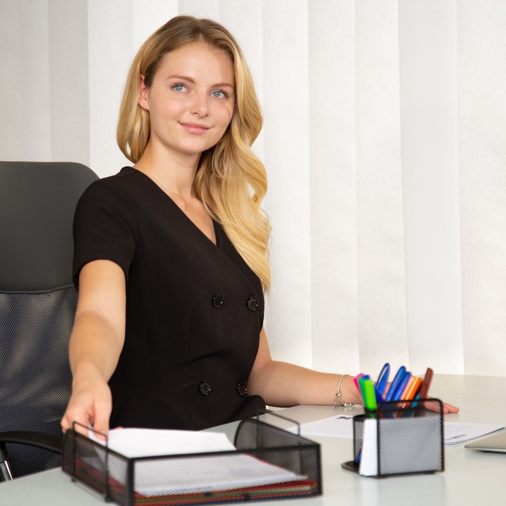 Actual product image Relaxdays Stackable Document Tray (A4)