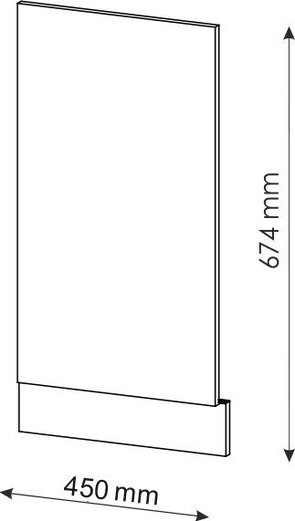 Actual product image Vicco Frontblende Fame-Line