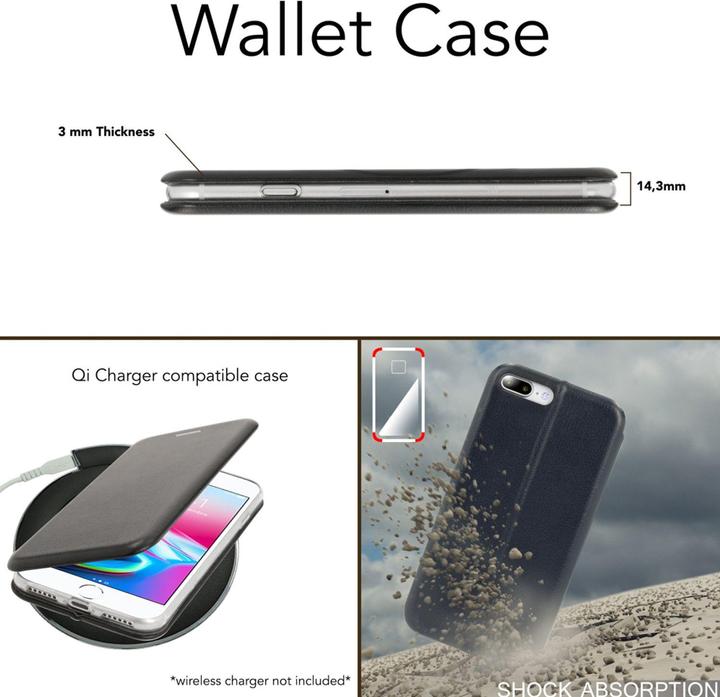 Produktbild Nalia Klapphülle (Apple iPhone 7 Plus, Apple iPhone 8 Plus)