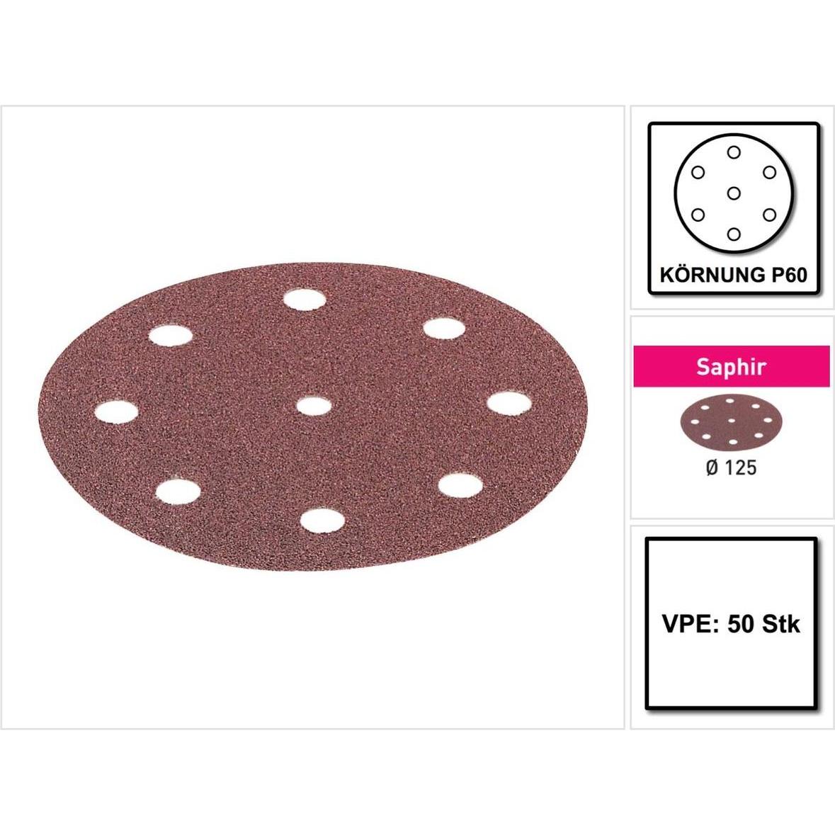 Thumbnail - Festool, Schleifmittel, Schleifscheibe STF D125/8 P36 SA/25 (P36)