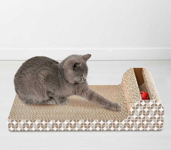 Actual product image Intirilife Cat scratching board 45.5 x 24.5 x 10.5cm (Cat scratching toy)