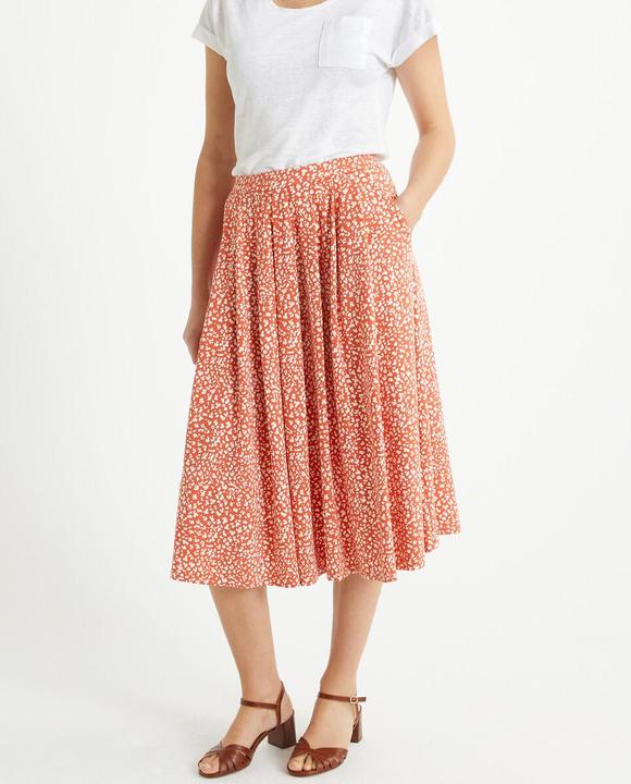 Produktbild Anne Weyburn Ausgestellter Rock mit Blumenmuster (50)