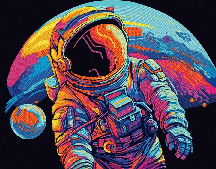 Image du produit Diamond Dotz Diamond Painting Neon Astronaut