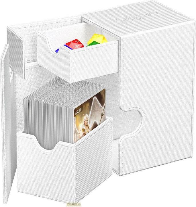 Actual product image Ultimate Guard Flip'n'Tray 80+ XenoSkin Monocolor Blanc