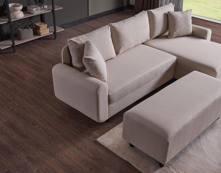 Produktbild Atelier del Sofa Flavia - Beige (Ecksofa)