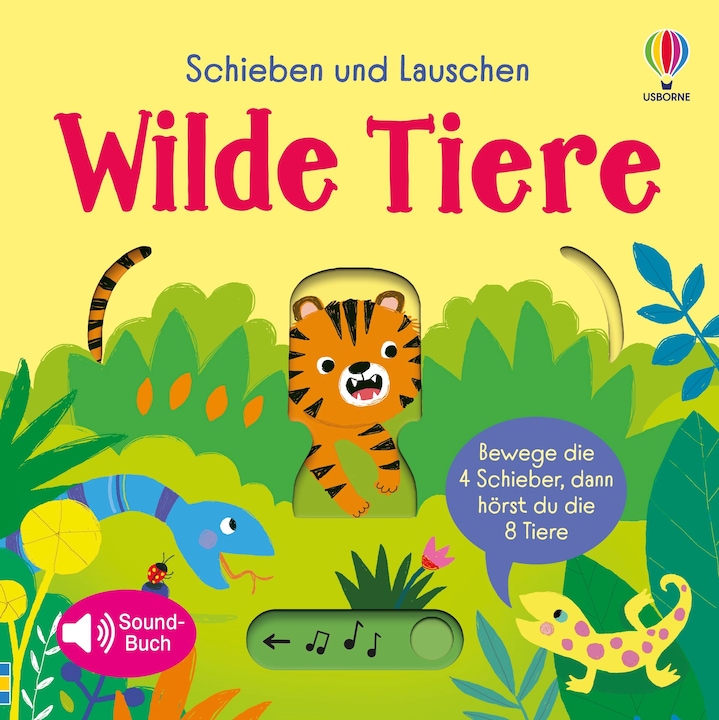 Actual product image Push and listen: Wild animals (German)