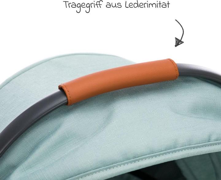 Produktbild Fillikid Kinderwagenaufsätze Babywanne für Jogger Run - Schwarz Melan