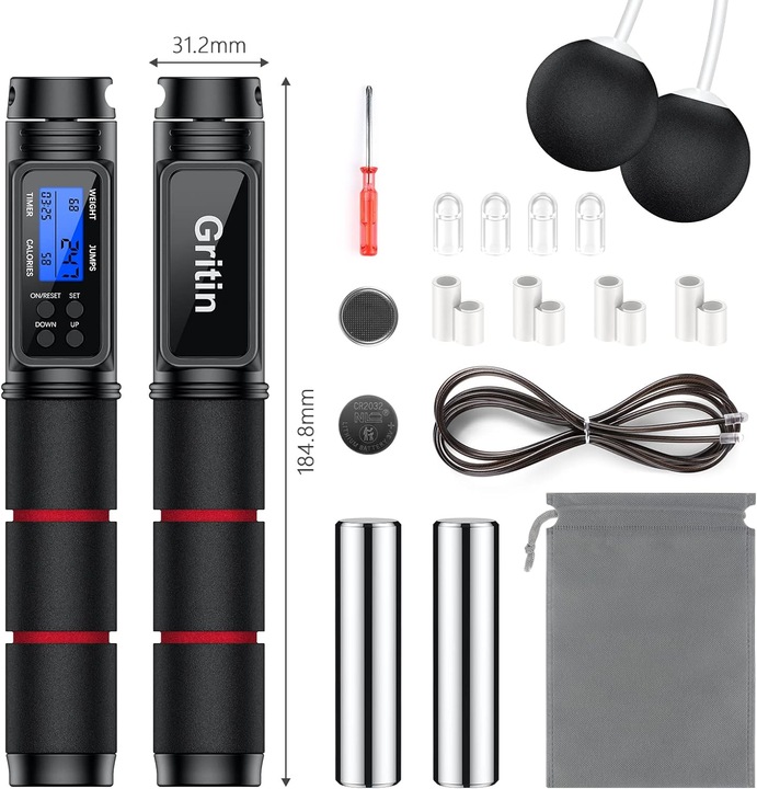 Immagine prodotto Gritin Springseil Digital (280 cm)