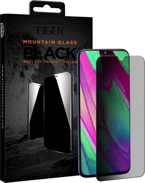 Actual product image Eiger Mountain Glass Black (1 pcs., Samsung Galaxy A40)
