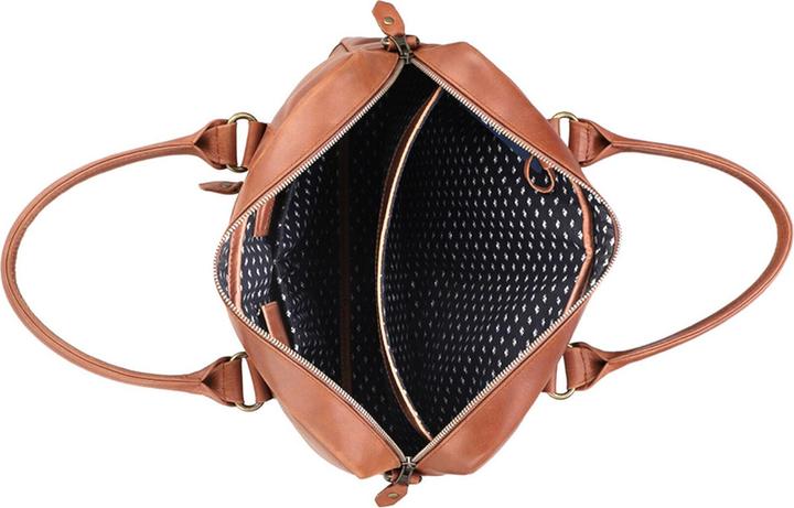 Image du produit Buckle & Seam Serviette Everett Cognac/Dots (16")