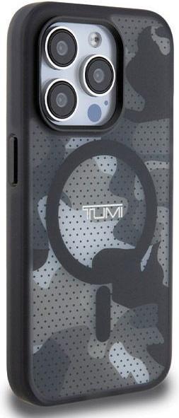 Actual product image Tumi TUHMP15XTCAMK iPhone 15 Pro Max 6.7" czarny/black hardcase Frosted Camo Print MagSafe (Apple iPhone 15 Pro Max)