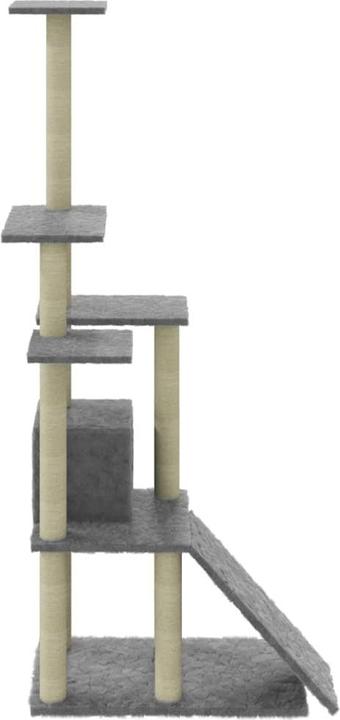 Actual product image vidaXL Kratzbaum (155 cm, Light grey)