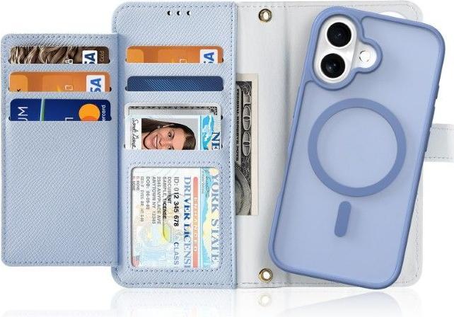 Actual product image Dux Ducis Lawa Series MagSafe Kunstleder Bookcover Hülle (Apple iPhone 17)