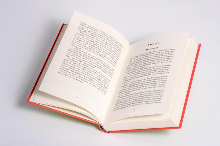 Actual product image J.M. Barrie, Peter Pan. Schmuckausgabe mit Silberprägung (German, J.M. Barrie, Kim Landgraf, 2024)