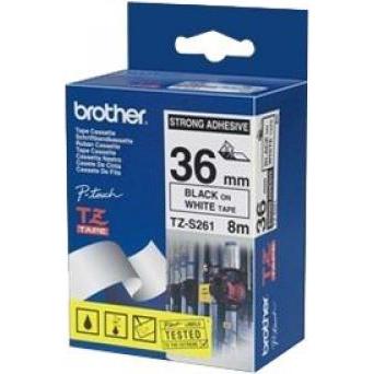 Brother, Beschriftungsband, TZ S261 (3.60 cm, Schwarz)
