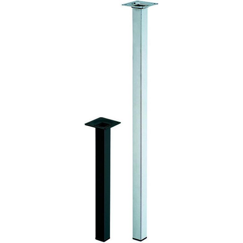 Element-System, Tischbeine + Tischgestell, Stahlrohrfüsse
