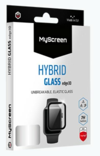 Actual product image MyScreen Protector MS HybridGLASS Edge 3D Apple Watch 6 /Se 40mm czarny/black Szkło Hybrydowe
