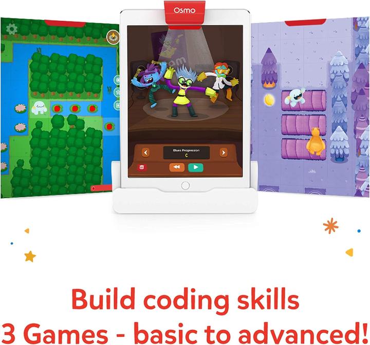 Immagine prodotto Play Osmo Starter Kit di codifica per iPad inclusa la base Osmo (Francese, Inglese)