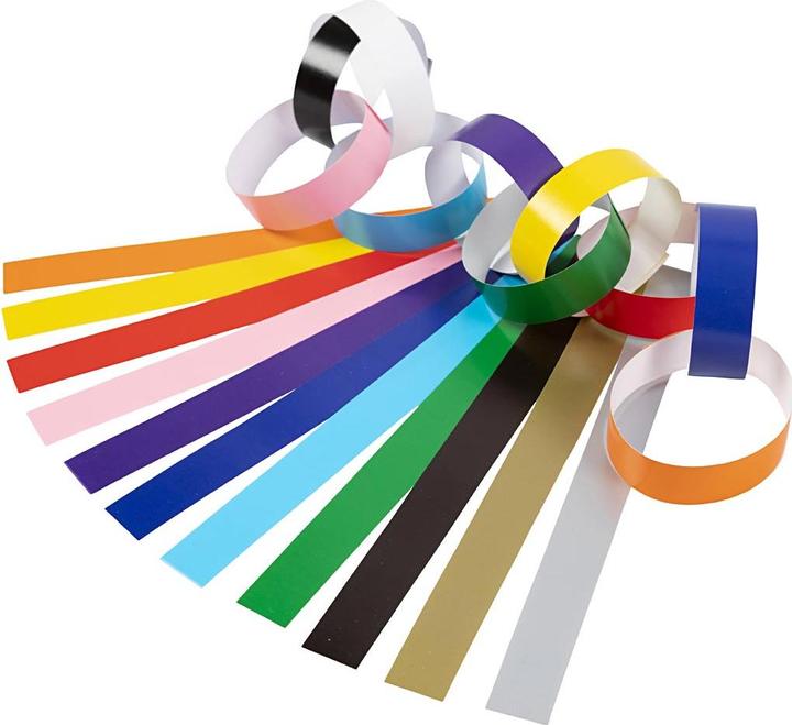 Produktbild Creativ Company Papier stroken - Diverse kleuren, 2400st. (2400 x)