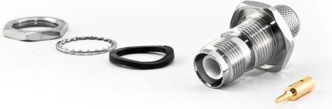 Produktbild Varia RP-TNC-Einbaubuchse für HDF400 Kabel, Crimp Version