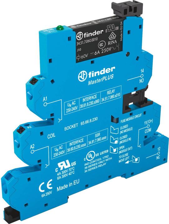 Produktbild Finder Electromechanical Relay; 60VAC/DC