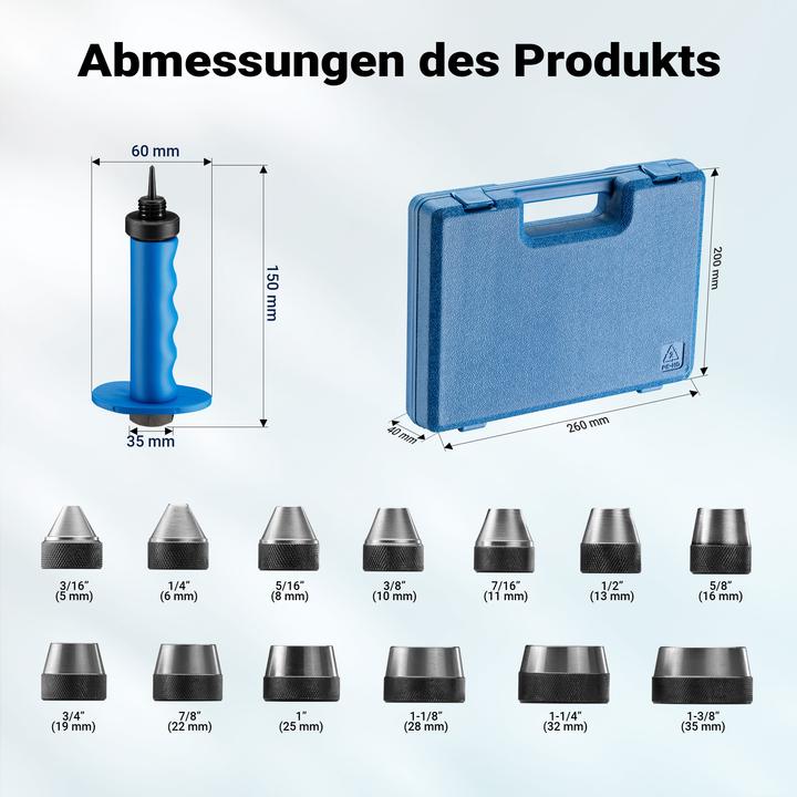 Produktbild Wiltec Lochstanzer-Set
